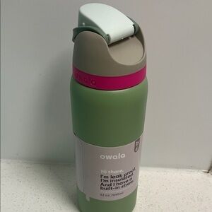 Owala Mint Green Water Bottle with Straw